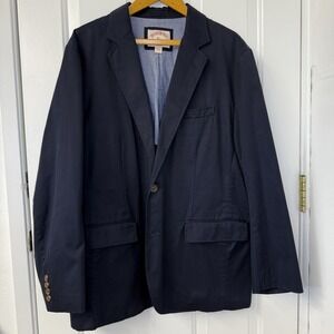 Brooks Brothers Sport Coat Blazer Mens XL Navy Explorer Madison Fit Two‎ Button